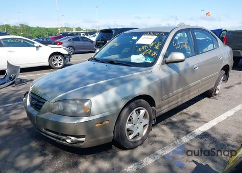 2005 Hyundai Elantra Gls/Gt из США, поврежденный, VIN KMHDN46D65U125407